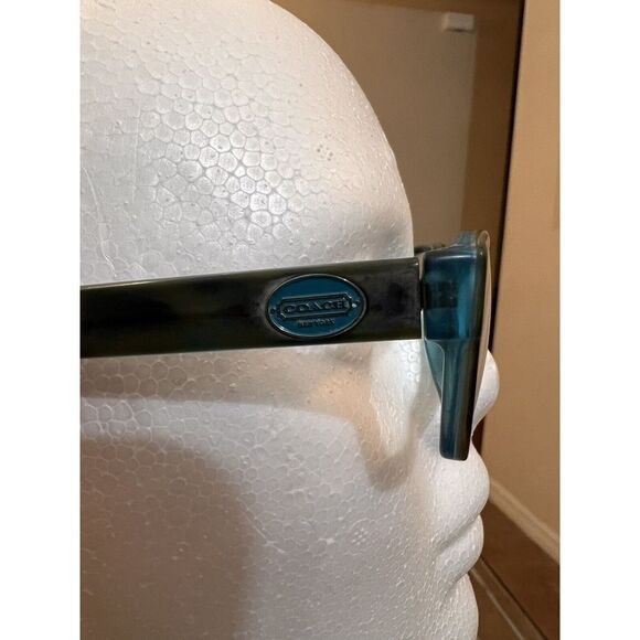 Coach Authentic Eyeglasses HC 6040 Brooklyn 5116 52 [] 16 135 Dark Tortoise/Teal - Picture 2 of 9